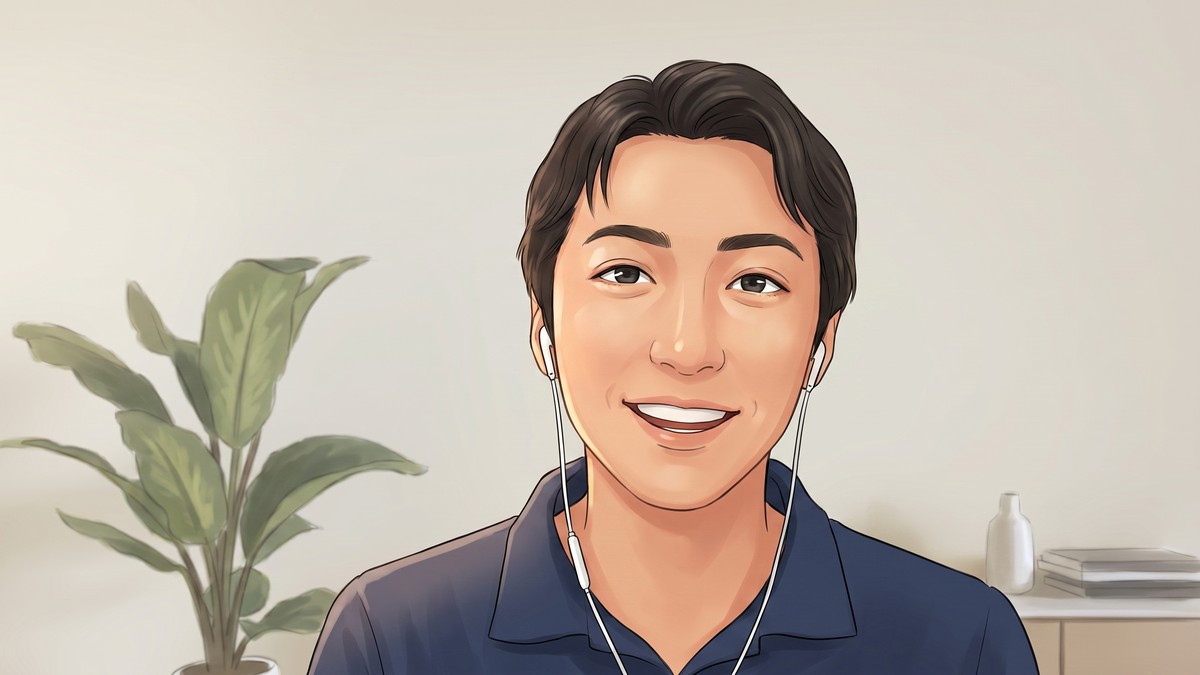 対談で話す まんまる薬局 CB目黒 薬剤師の皆川卓也さんのイラスト